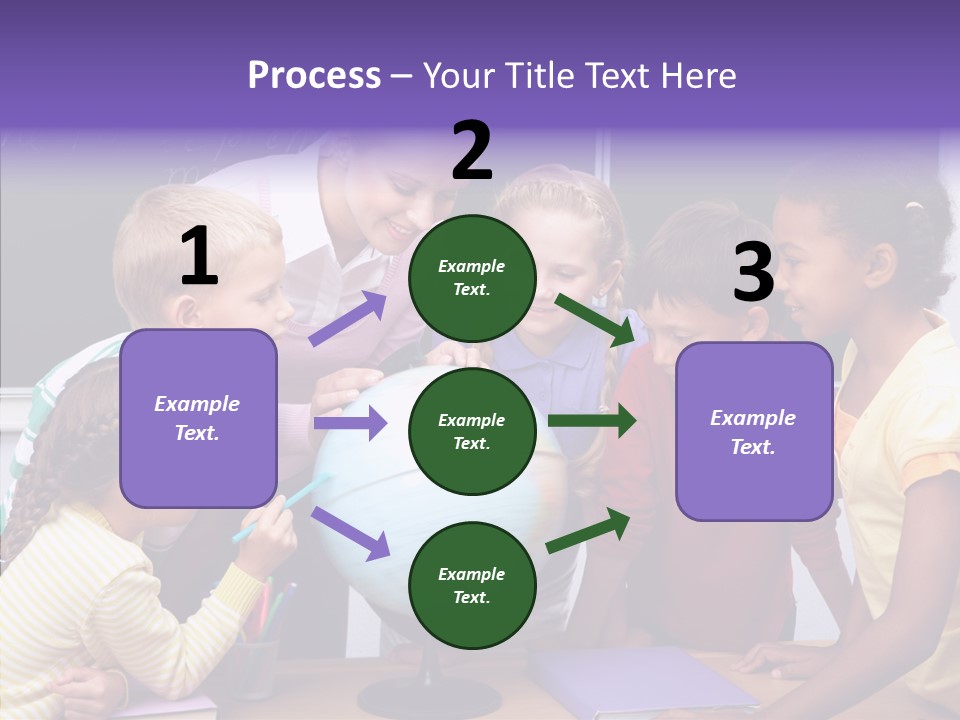 Showing Teacher Portrait PowerPoint Template