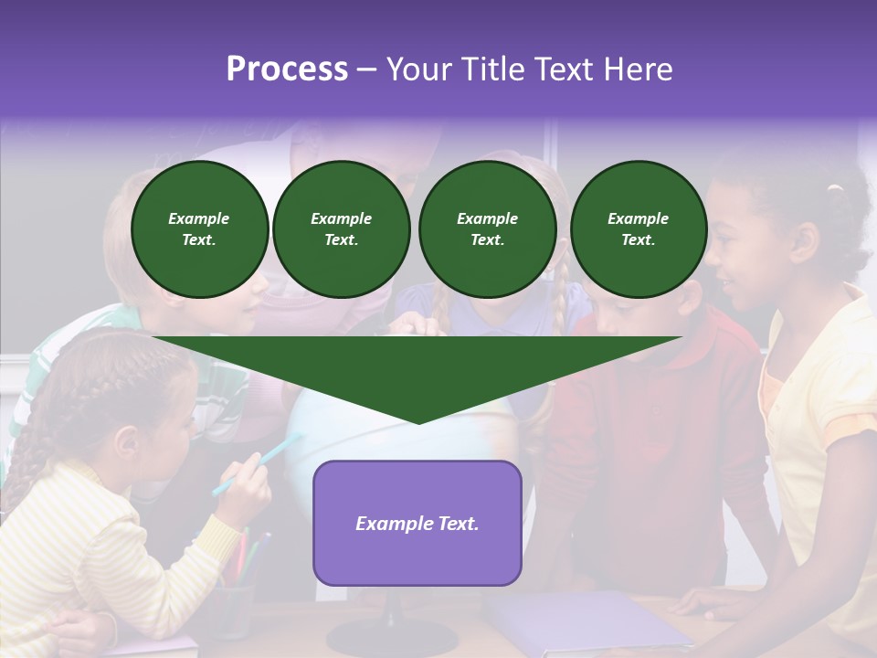 Showing Teacher Portrait PowerPoint Template