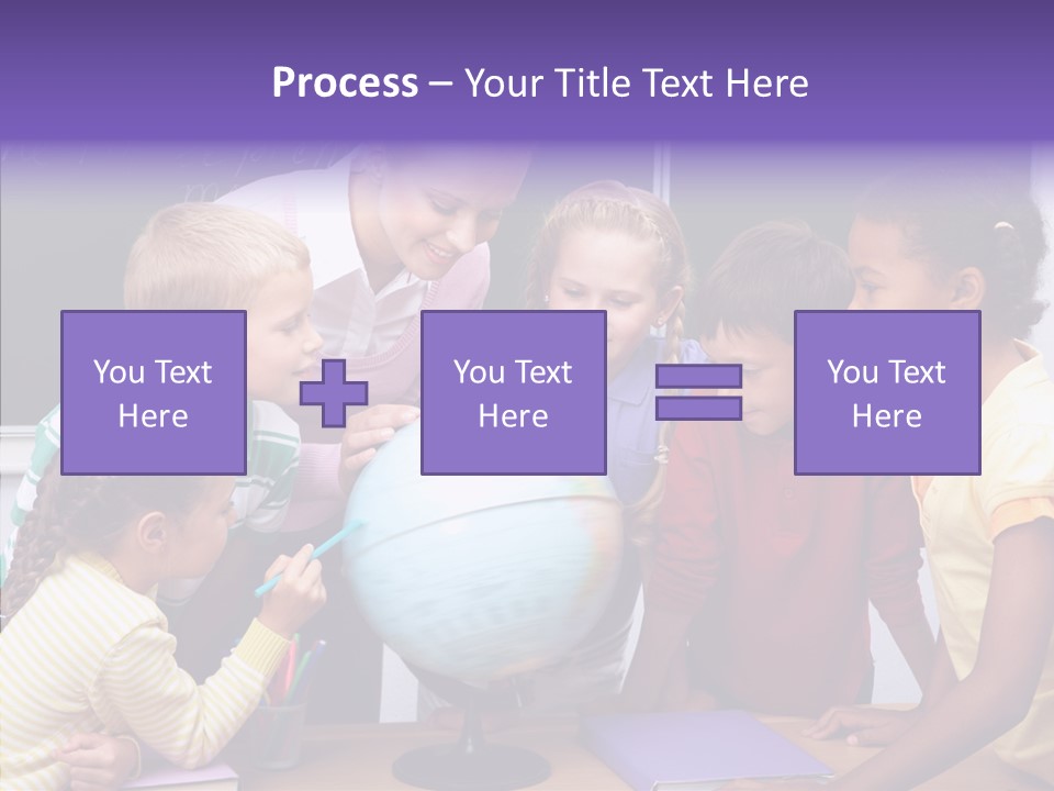 Showing Teacher Portrait PowerPoint Template