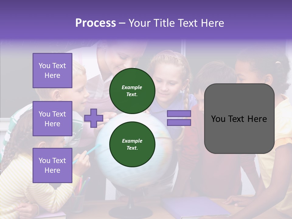 Showing Teacher Portrait PowerPoint Template