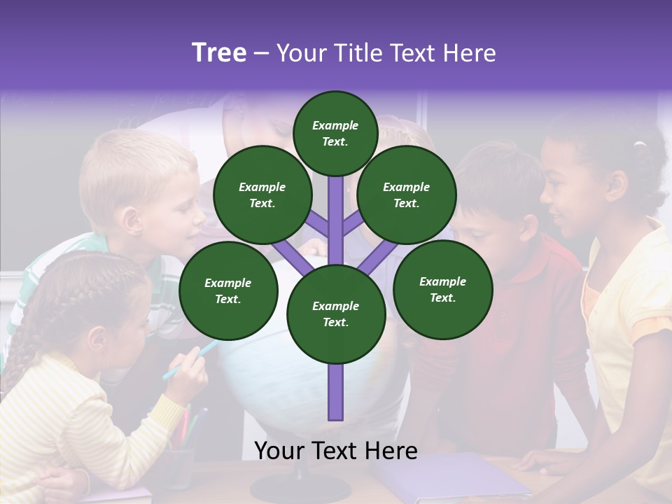 Showing Teacher Portrait PowerPoint Template