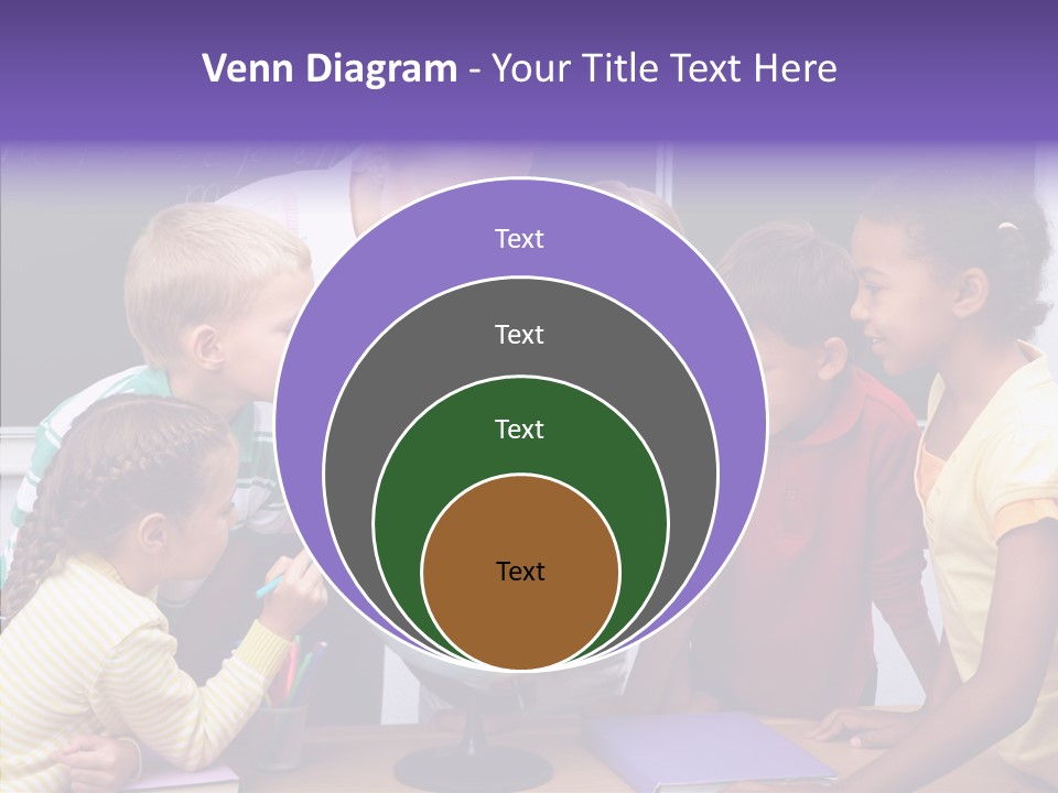 Showing Teacher Portrait PowerPoint Template