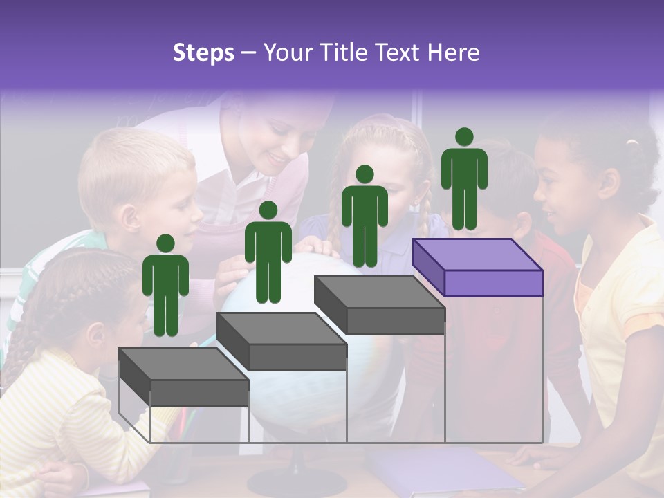 Showing Teacher Portrait PowerPoint Template