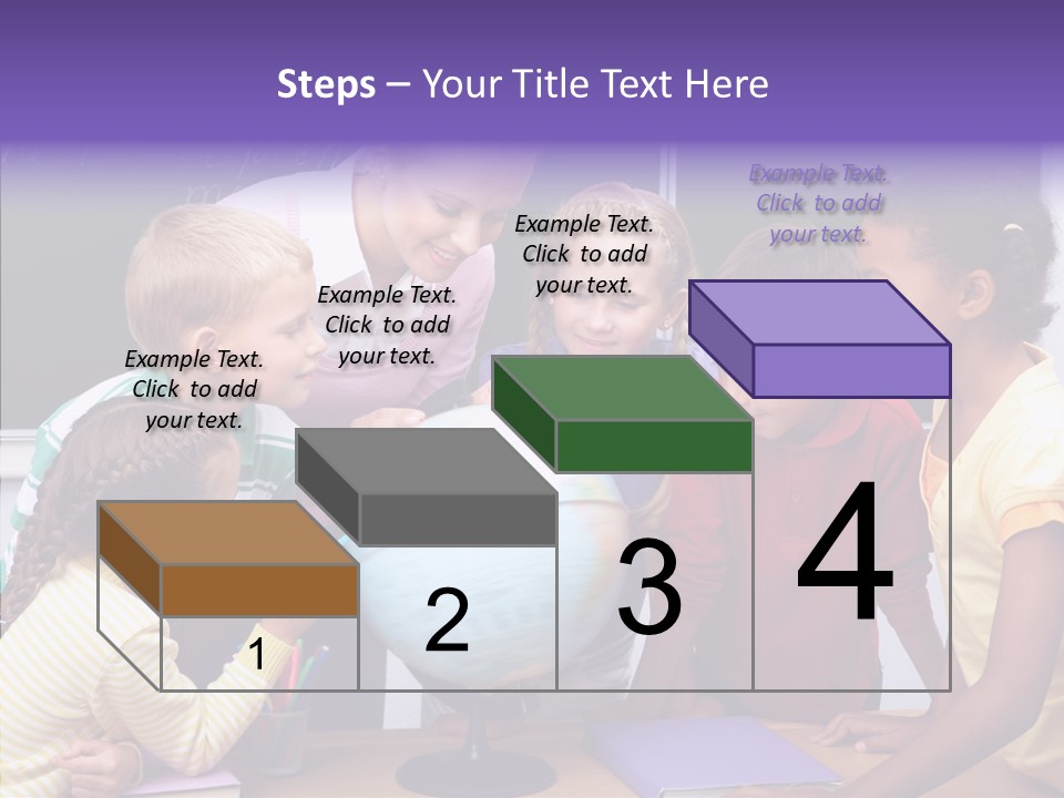 Showing Teacher Portrait PowerPoint Template