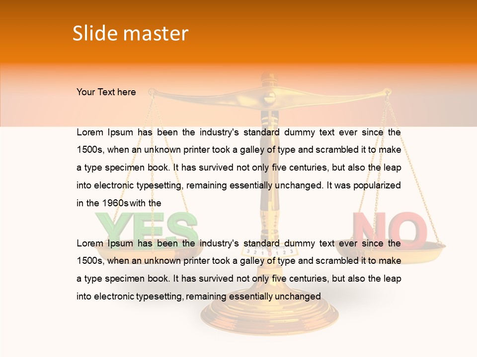 Measuring Vote Solution PowerPoint Template