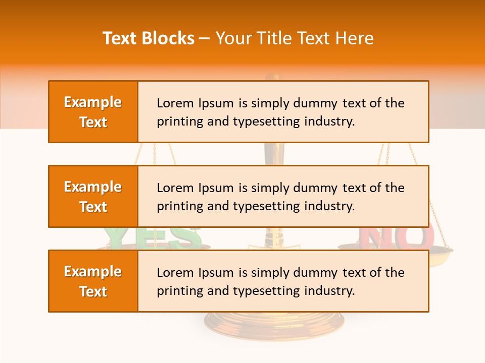 Measuring Vote Solution PowerPoint Template