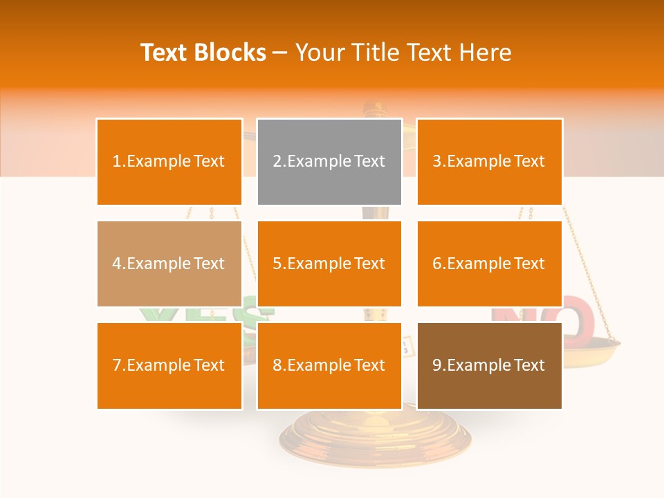 Measuring Vote Solution PowerPoint Template