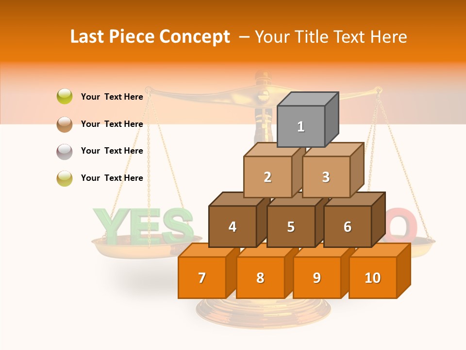 Measuring Vote Solution PowerPoint Template