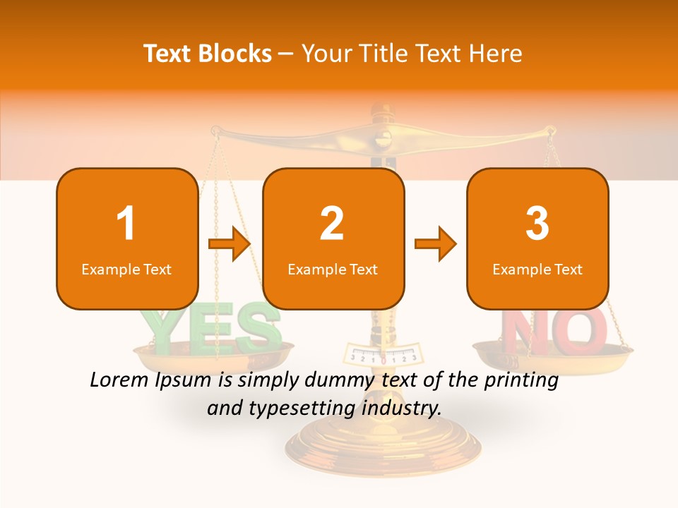 Measuring Vote Solution PowerPoint Template