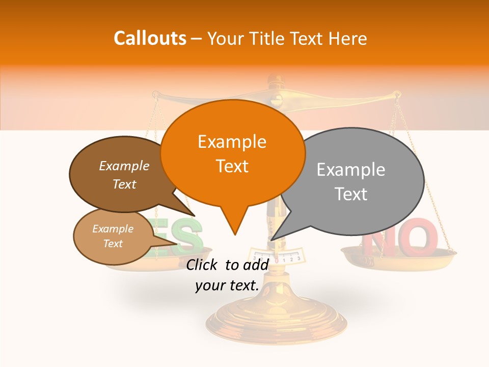 Measuring Vote Solution PowerPoint Template