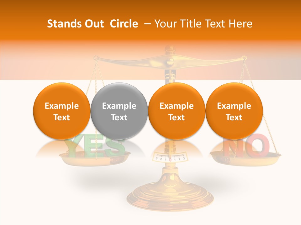 Measuring Vote Solution PowerPoint Template