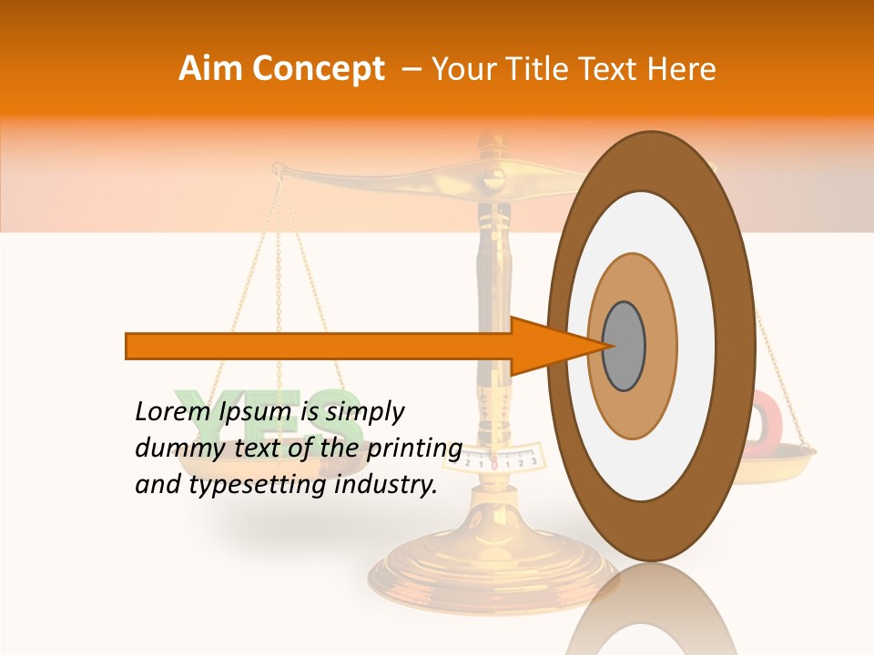 Measuring Vote Solution PowerPoint Template