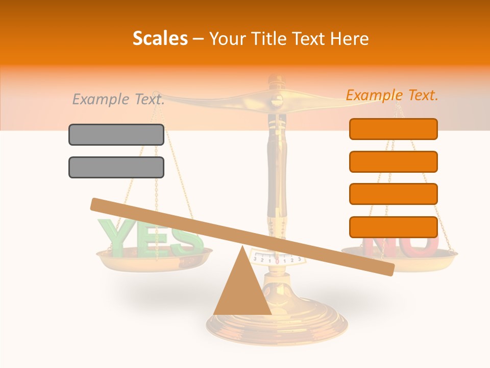 Measuring Vote Solution PowerPoint Template