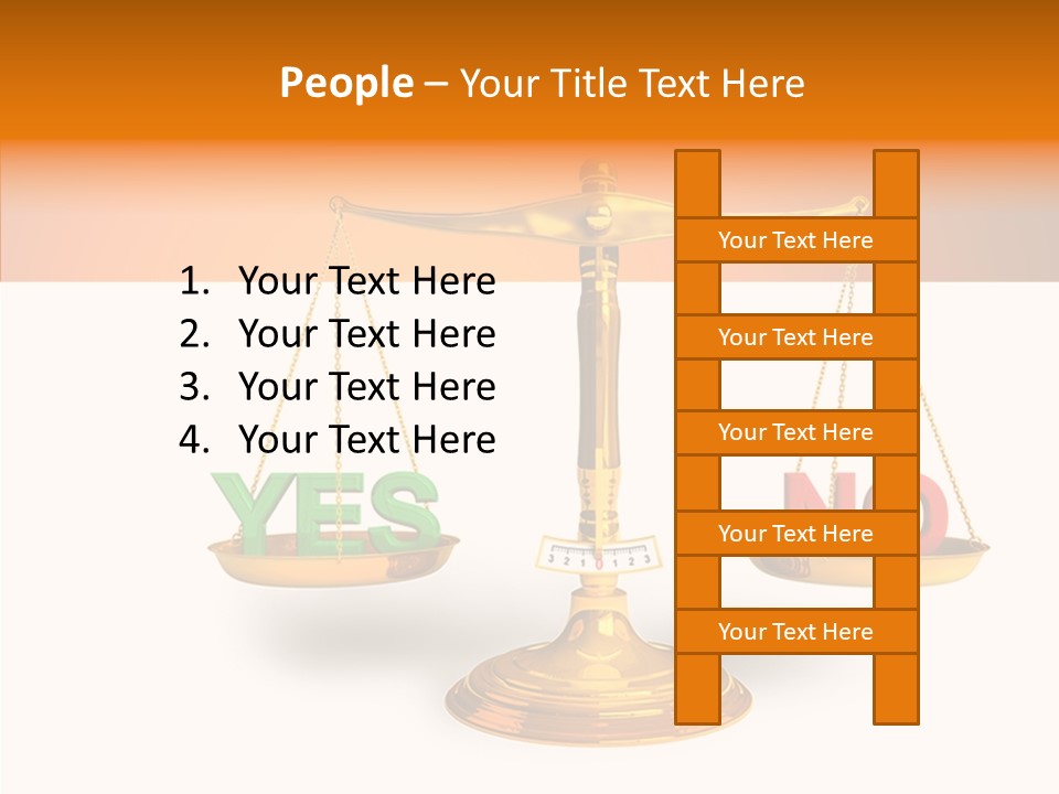 Measuring Vote Solution PowerPoint Template