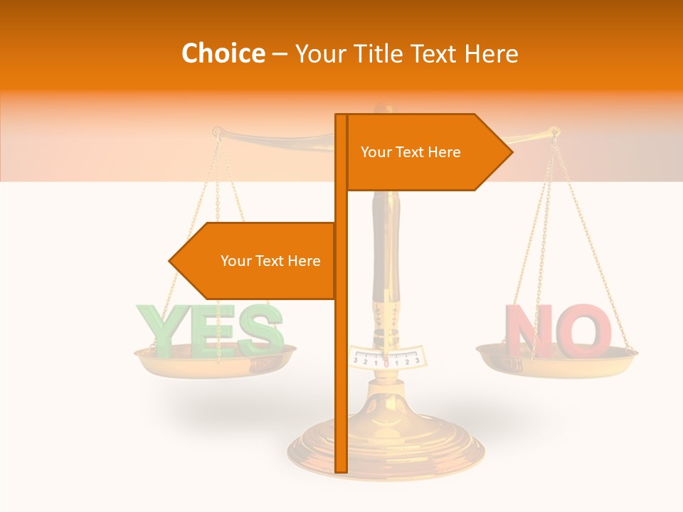 Measuring Vote Solution PowerPoint Template