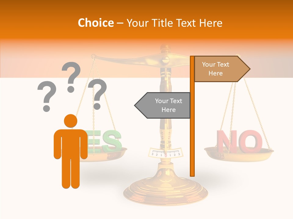 Measuring Vote Solution PowerPoint Template