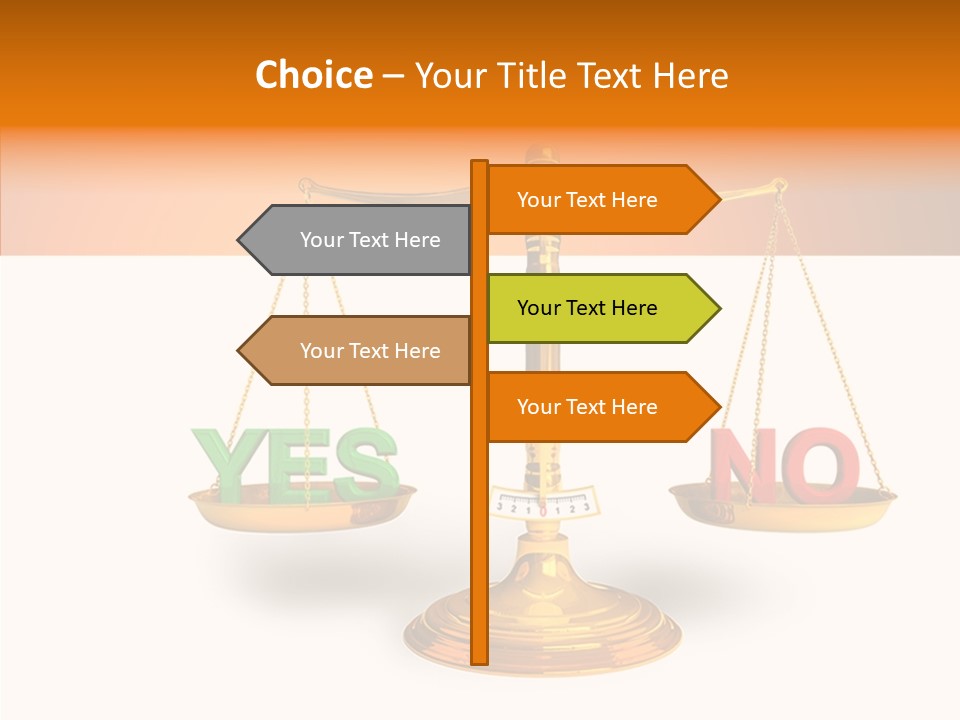 Measuring Vote Solution PowerPoint Template
