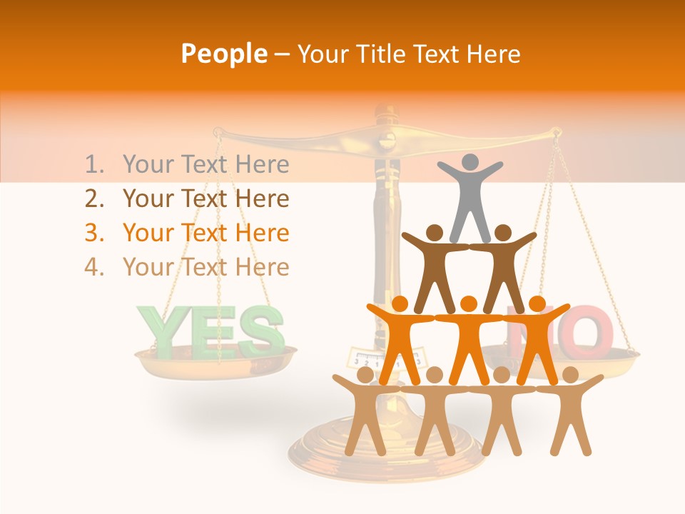 Measuring Vote Solution PowerPoint Template