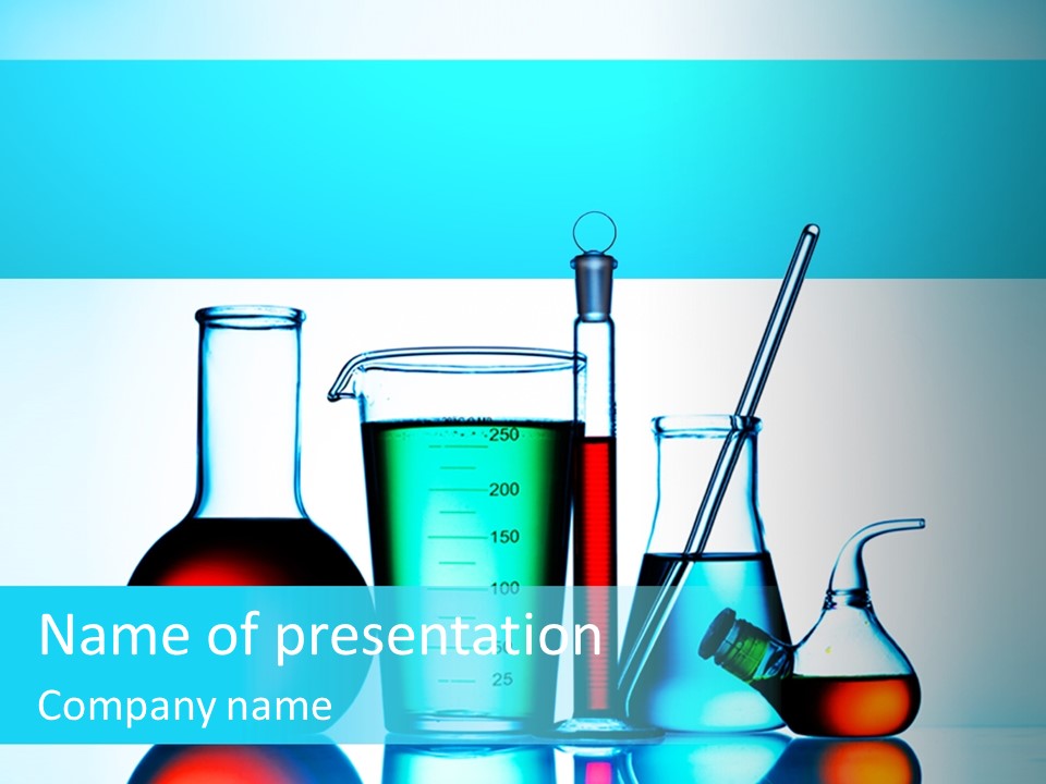 Chemistry Liquid Flask PowerPoint Template