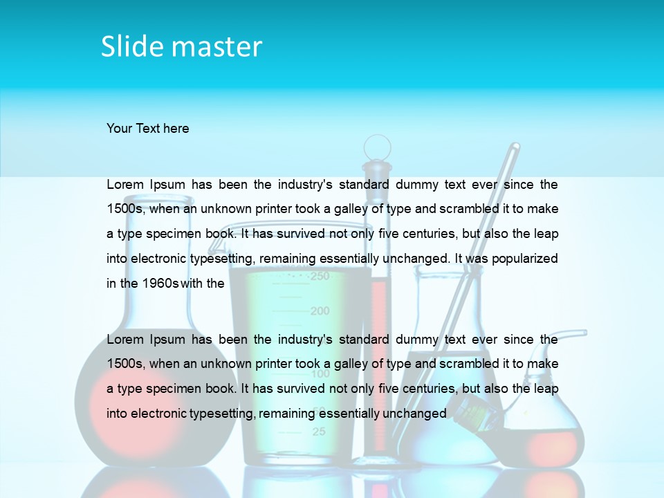 Chemistry Liquid Flask PowerPoint Template
