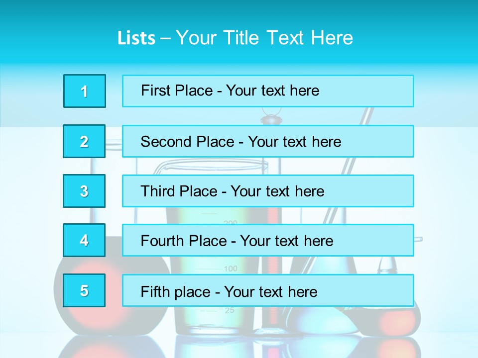 Chemistry Liquid Flask PowerPoint Template