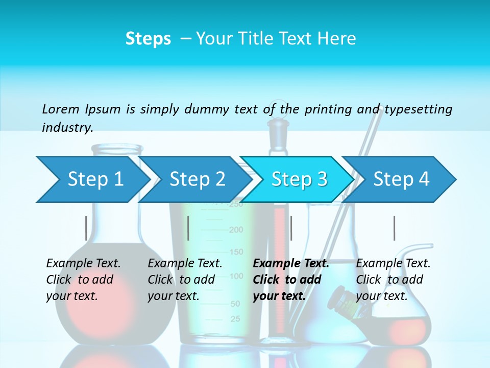 Chemistry Liquid Flask PowerPoint Template