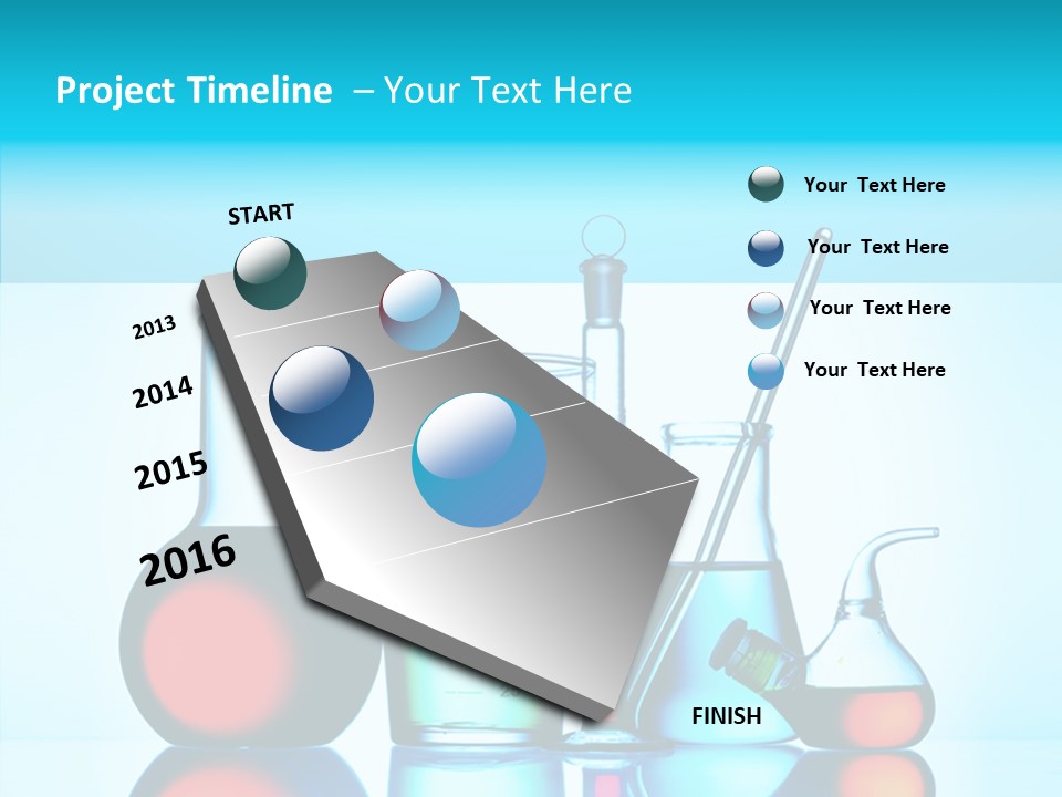 Chemistry Liquid Flask PowerPoint Template