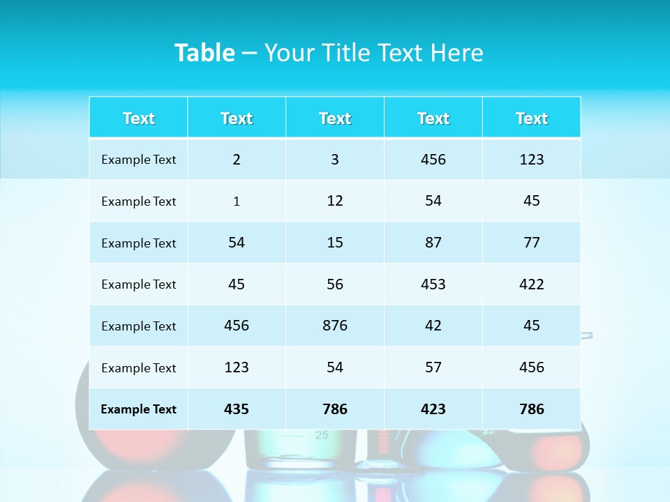 Chemistry Liquid Flask PowerPoint Template