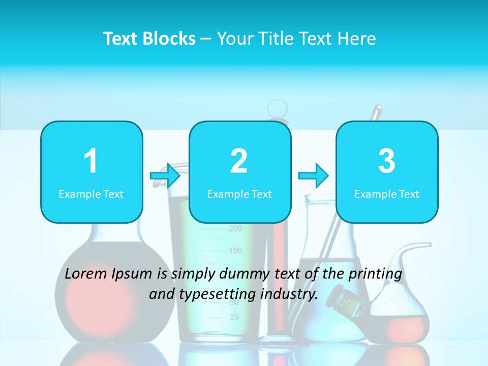 Chemistry Liquid Flask PowerPoint Template