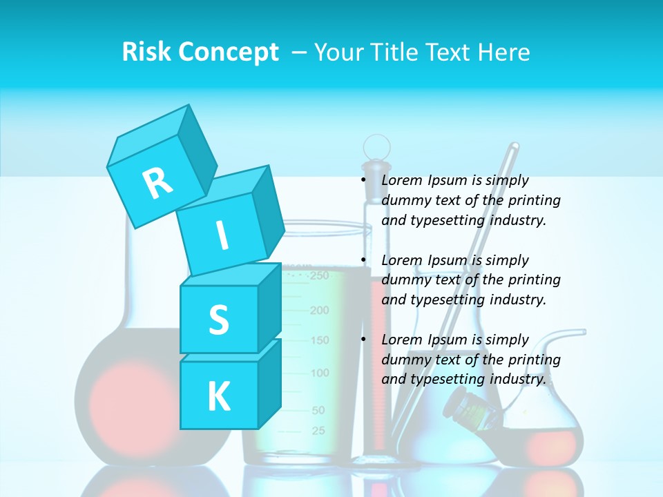 Chemistry Liquid Flask PowerPoint Template