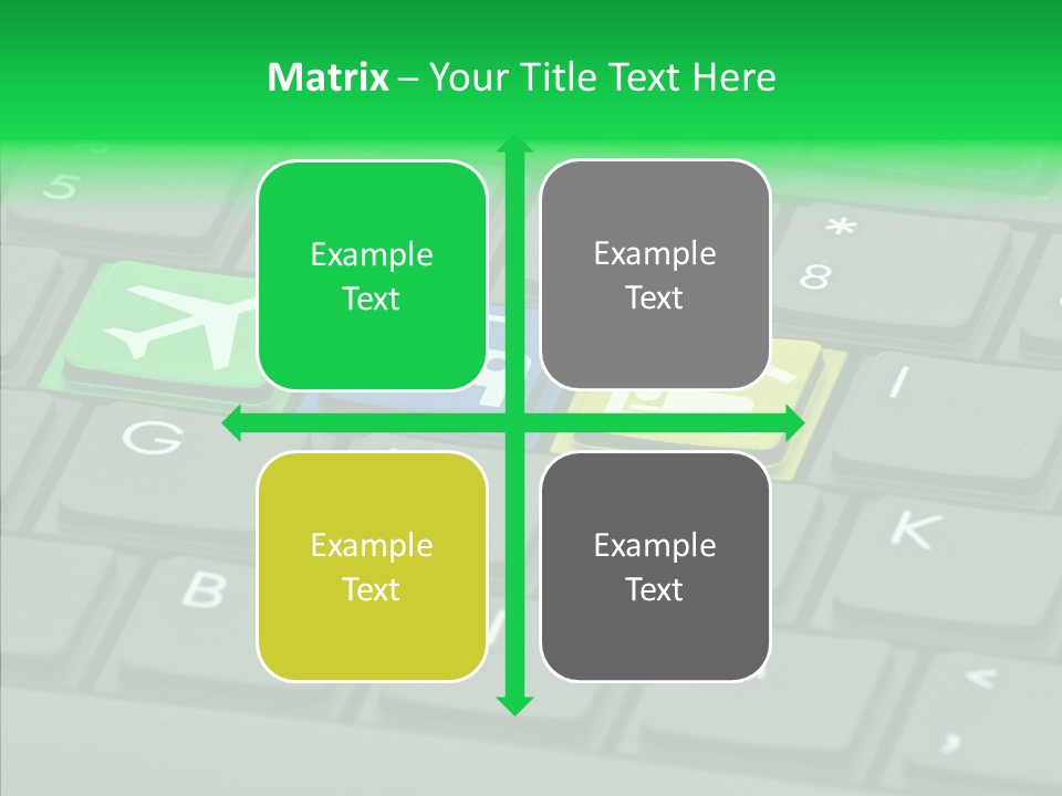 Computer Key Background PowerPoint Template