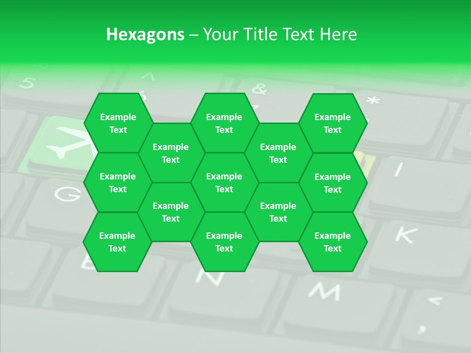 Computer Key Background PowerPoint Template