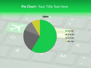 Computer Key Background PowerPoint Template