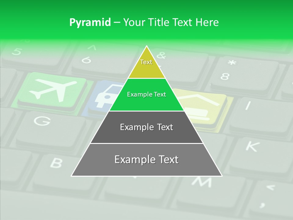 Computer Key Background PowerPoint Template