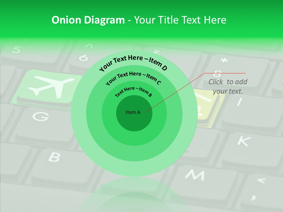 Computer Key Background PowerPoint Template