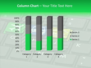 Computer Key Background PowerPoint Template