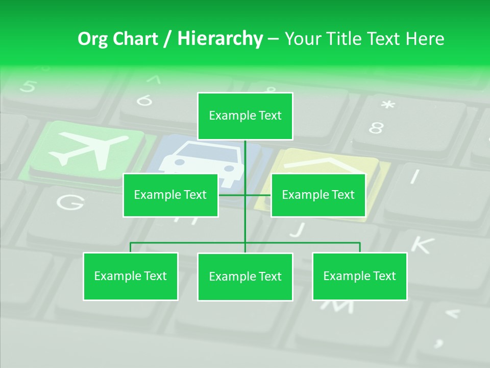 Computer Key Background PowerPoint Template