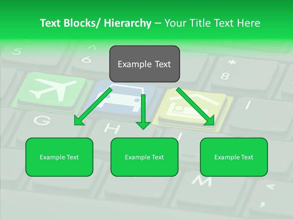Computer Key Background PowerPoint Template