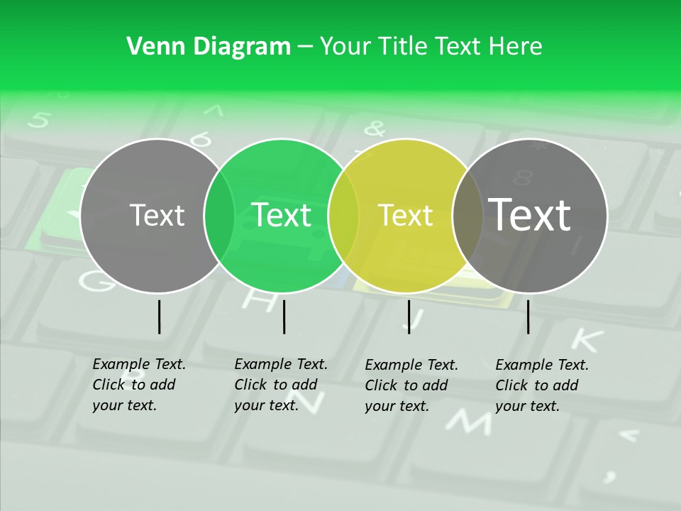 Computer Key Background PowerPoint Template