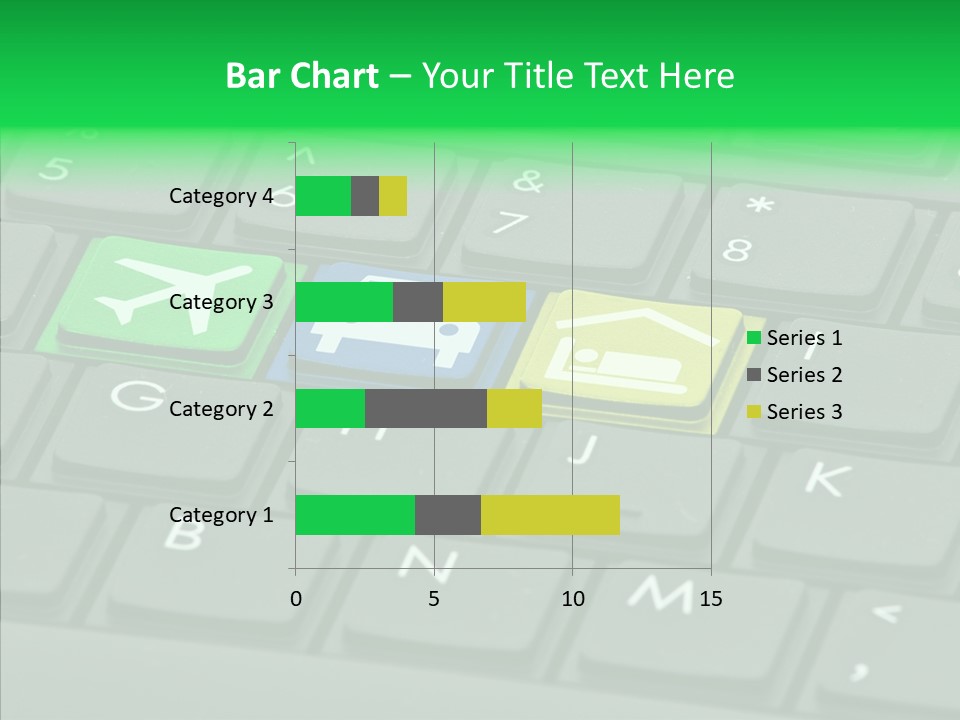 Computer Key Background PowerPoint Template