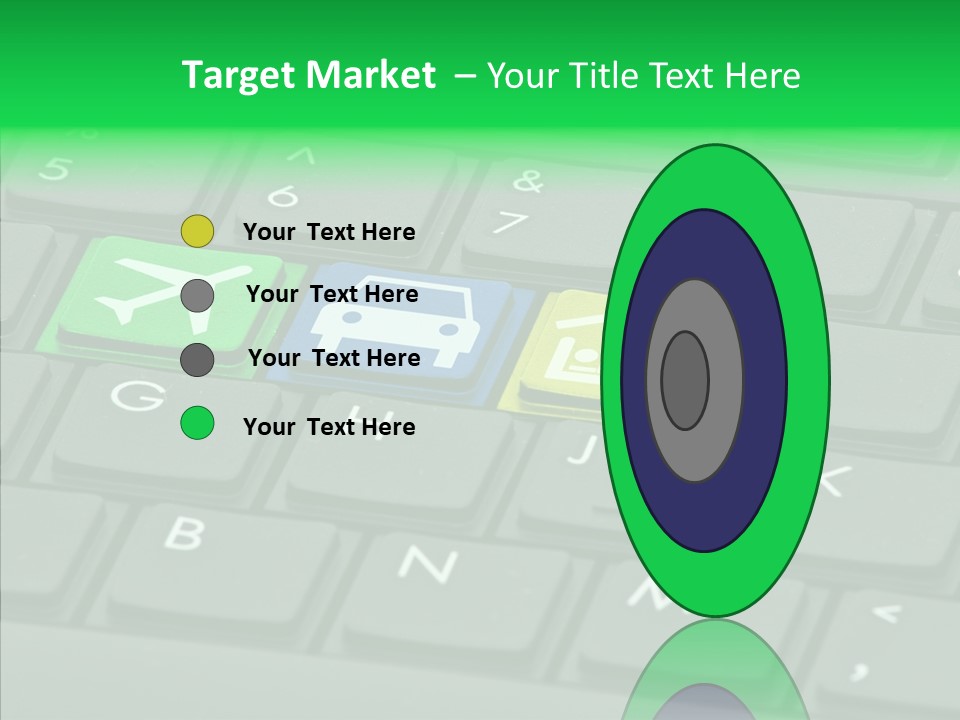 Computer Key Background PowerPoint Template