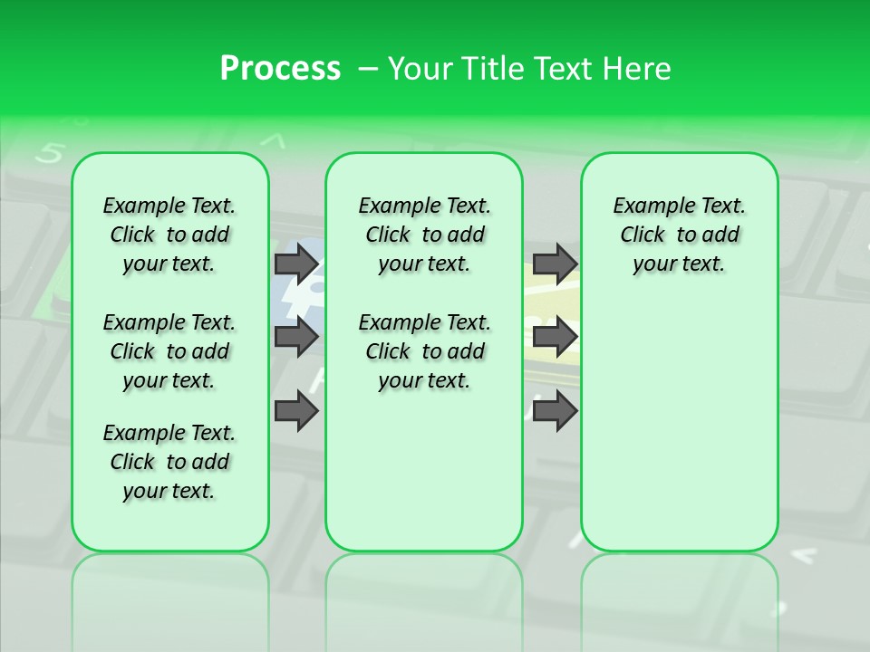 Computer Key Background PowerPoint Template