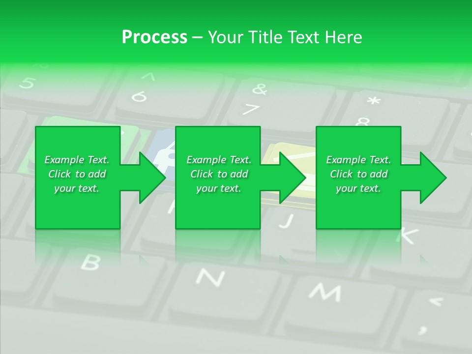 Computer Key Background PowerPoint Template