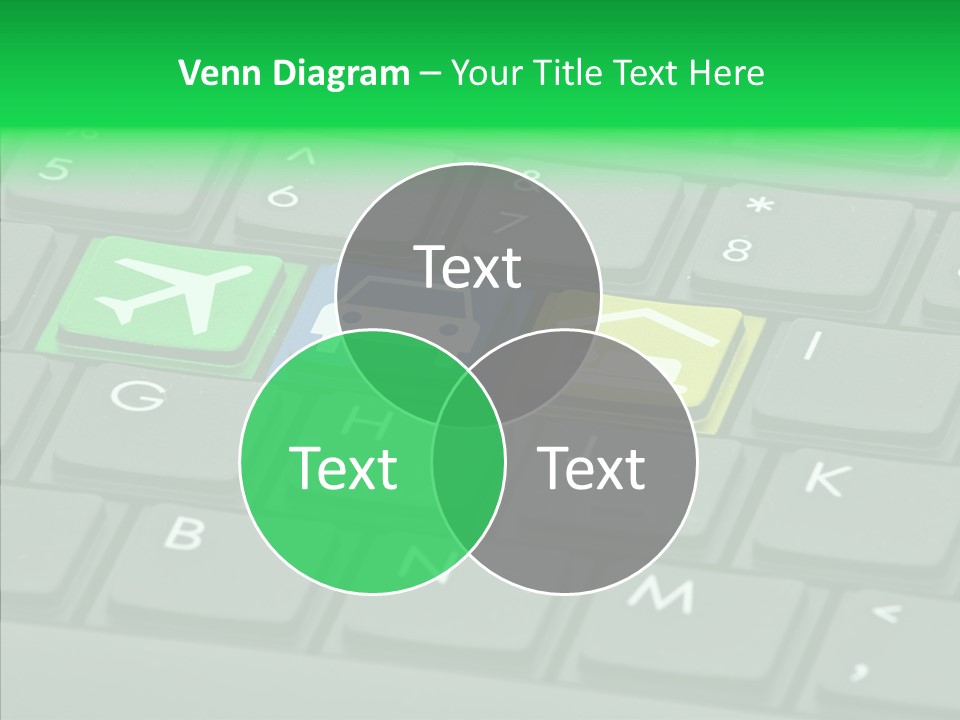 Computer Key Background PowerPoint Template