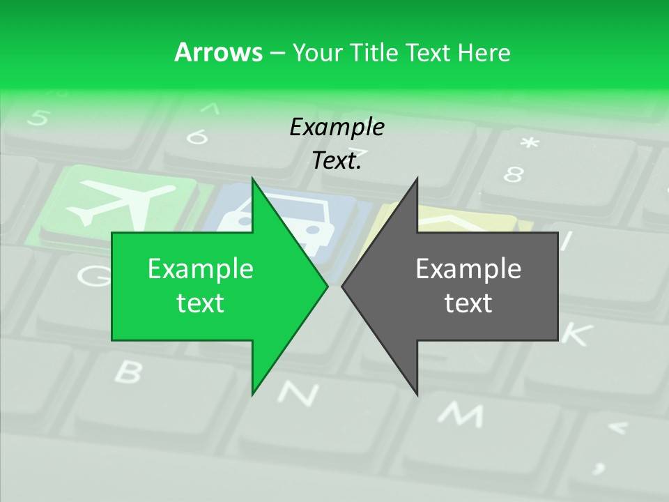 Computer Key Background PowerPoint Template