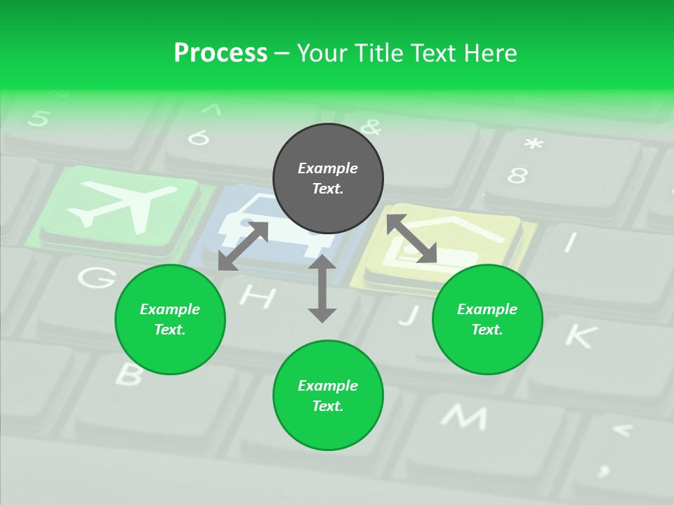 Computer Key Background PowerPoint Template
