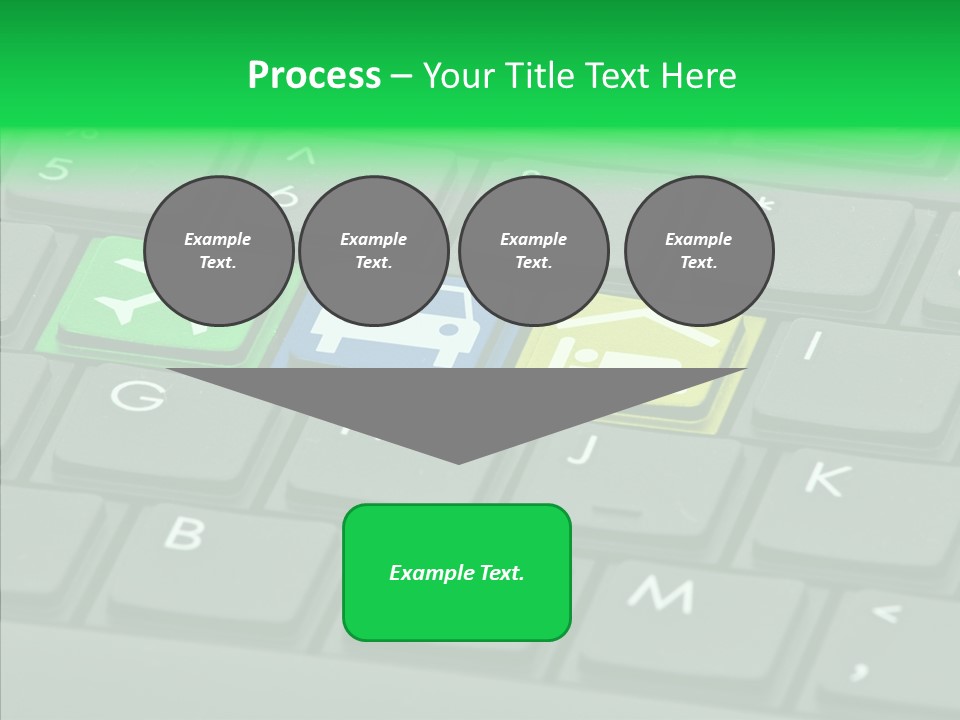 Computer Key Background PowerPoint Template
