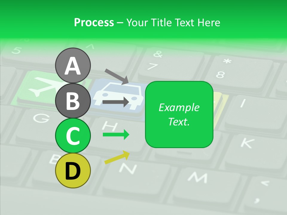 Computer Key Background PowerPoint Template
