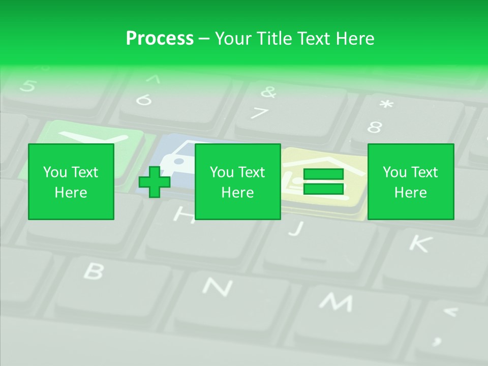 Computer Key Background PowerPoint Template