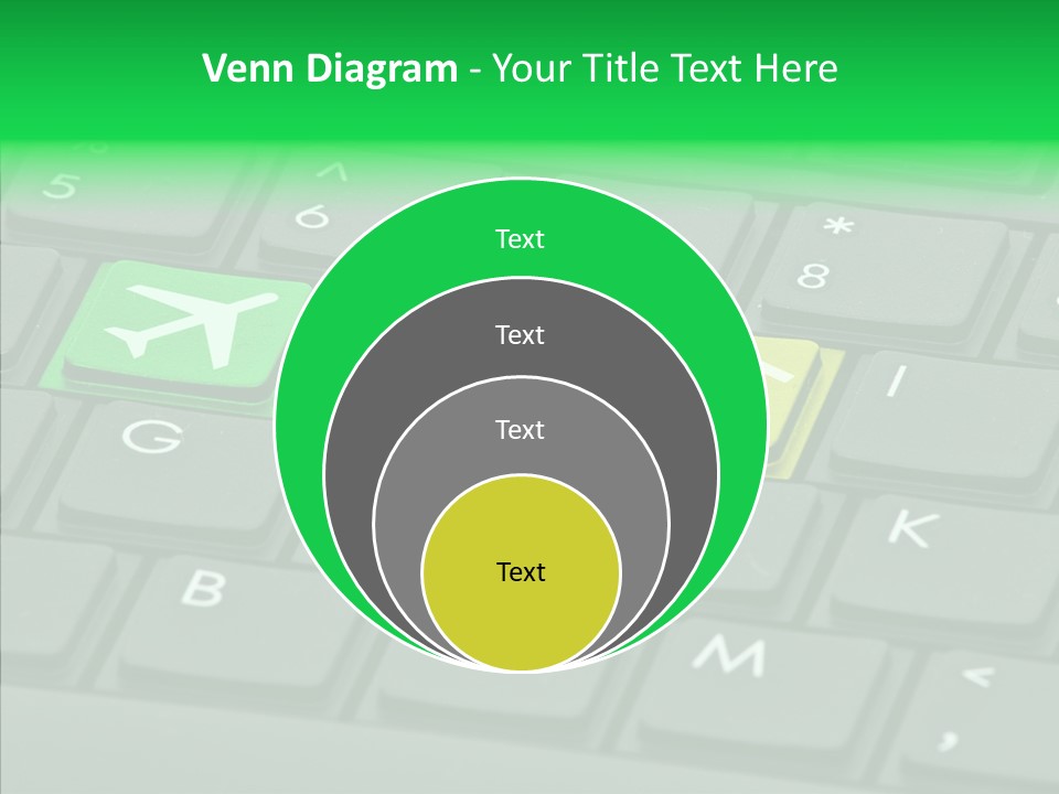 Computer Key Background PowerPoint Template
